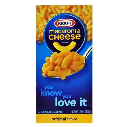 Kraft Macaroni & Cheese Dinner, Original Flavor - 7.25 oz