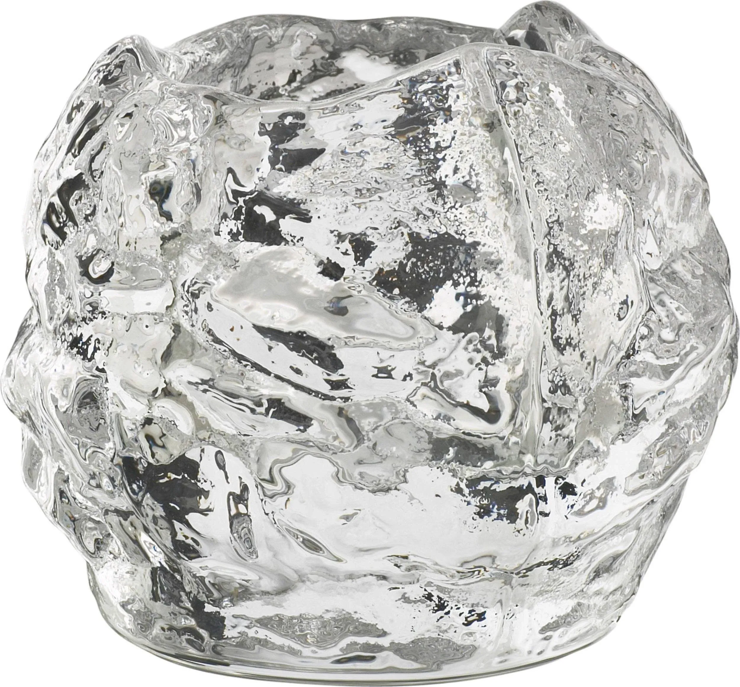 Kosta Boda Snowball Votive, Crystal