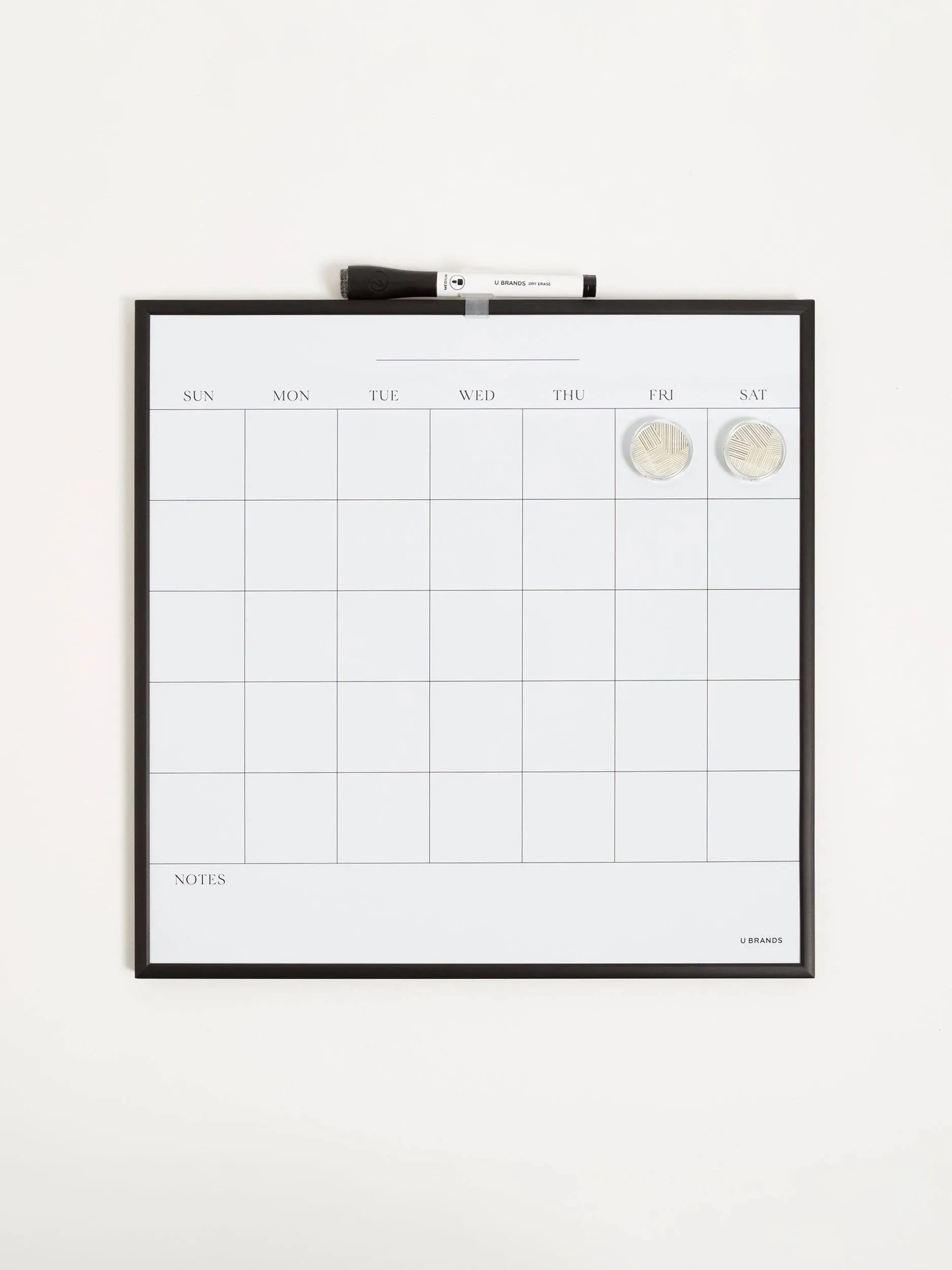 U Brands Magnetic Dry Erase Wall Calendar