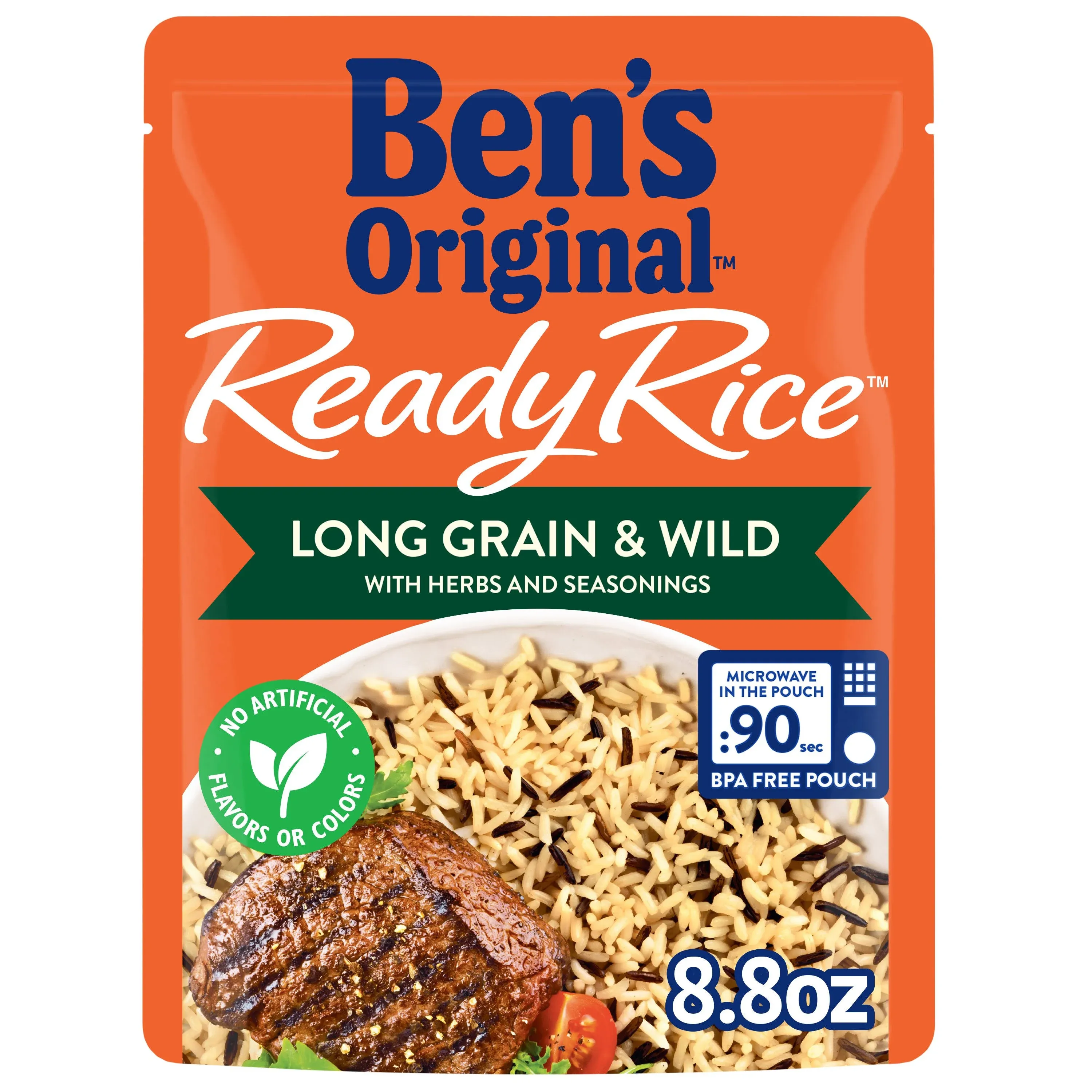 BEN&#039;S ORIGINAL Flavored Long Grain Rice &amp; Wild Rice, Boxed Rice, 6 oz Box (Pack 