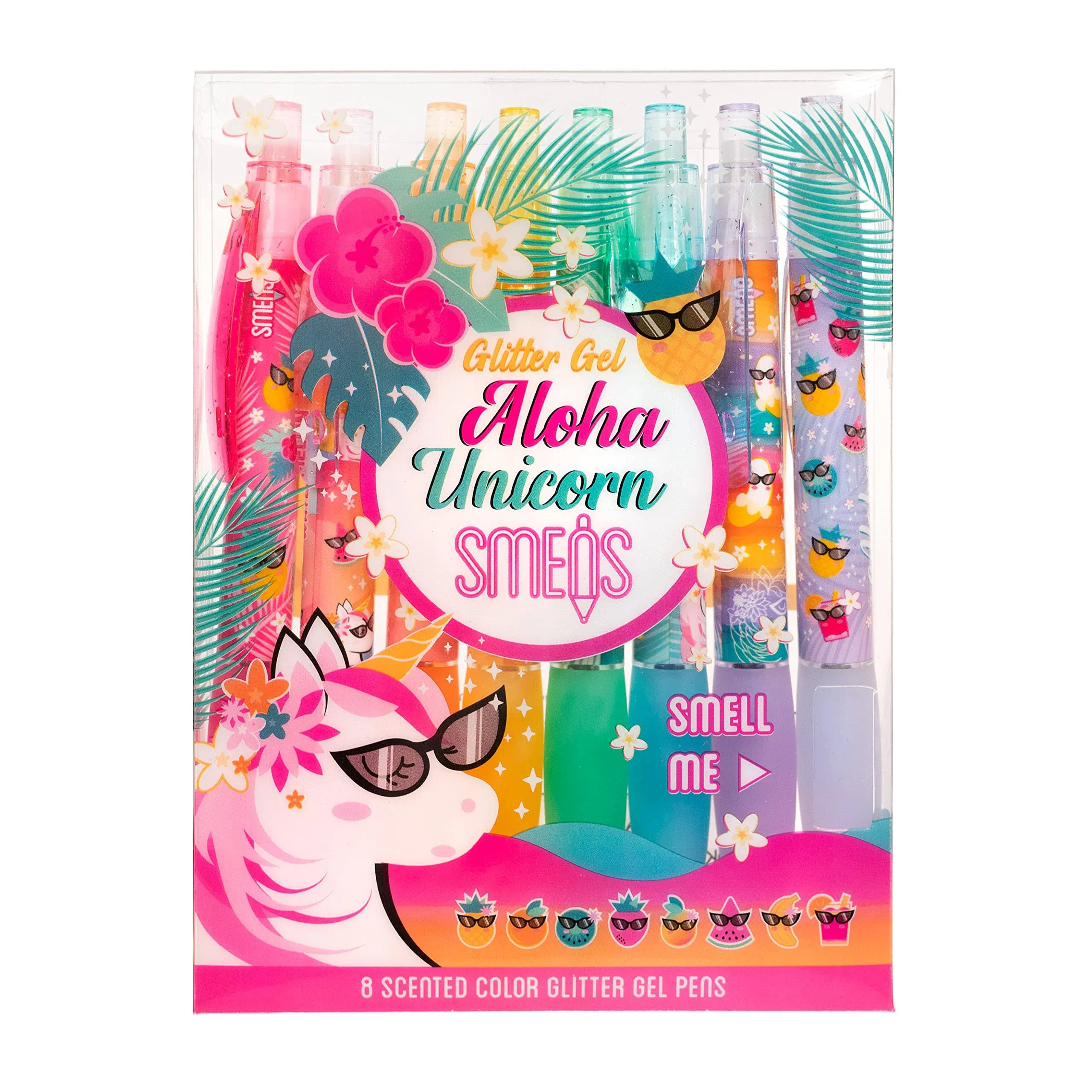 Scentco Aloha Unicorn Glitter Gel Smens 8-Pack