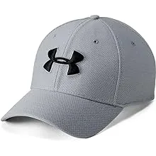 Under Armour Blitzing 3.0 Hat Size L/XL Gray Black Logo 1305037-035 Brand New