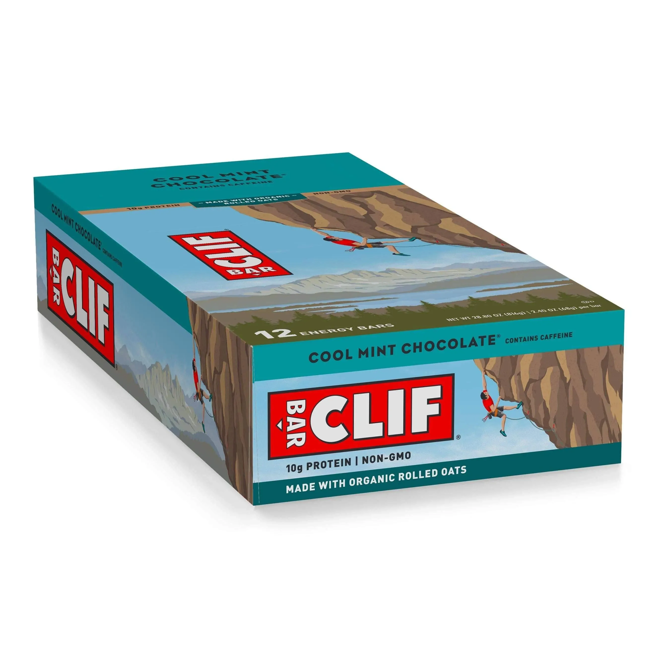 Clif Bar Cool Mint Chocolate 12 Bars