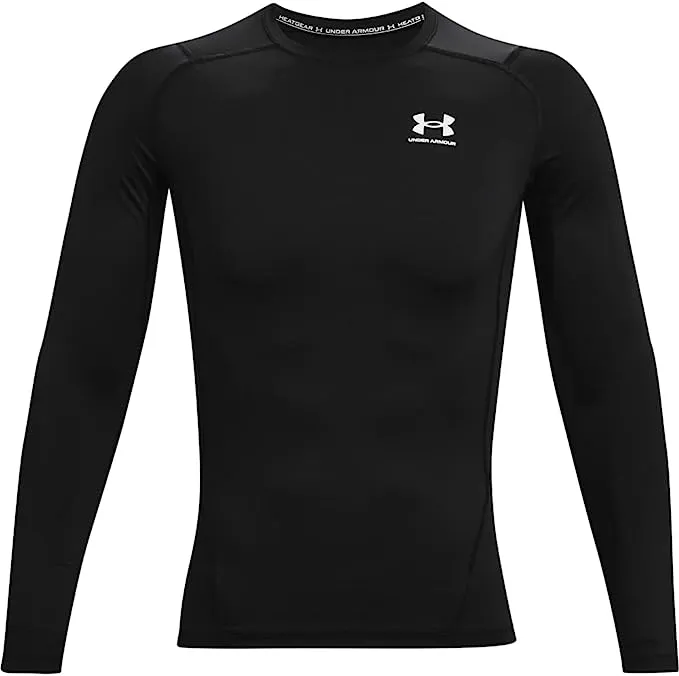 Under Armour Men's Heatgear Armour Long Sleeve - Black, XL