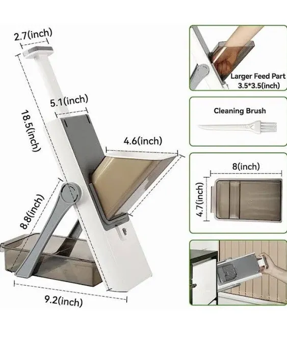 Once for All Upgrade Safe Mandoline Slicer Plus