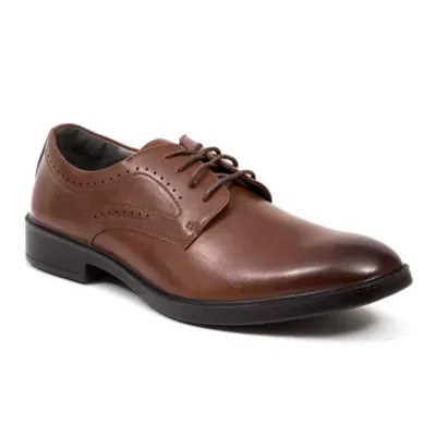 Deer Stags Men's Metro Memory Foam Classic Fashion Dress Comfort Oxford, Brown, 15W