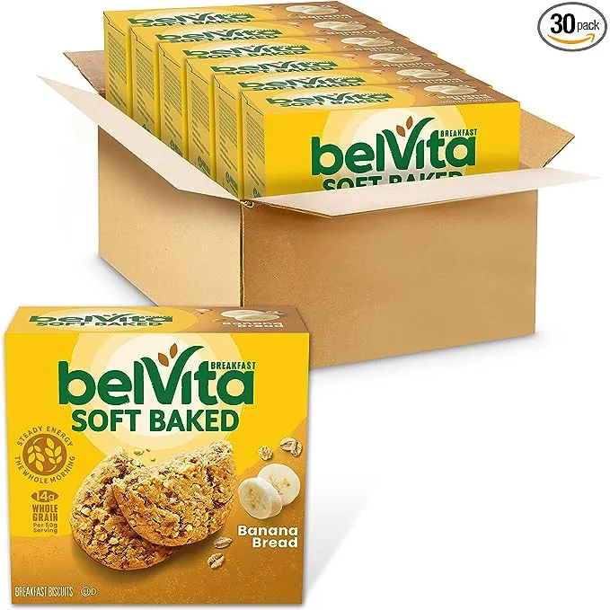 Belvita Soft Baked Banana Bread Breakfast Biscuits