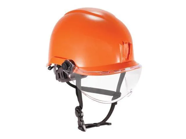 SKULLERZ BY ERGODYNE 8974V Anti-Fog Clear Lens Orange Class E Safety Helmet