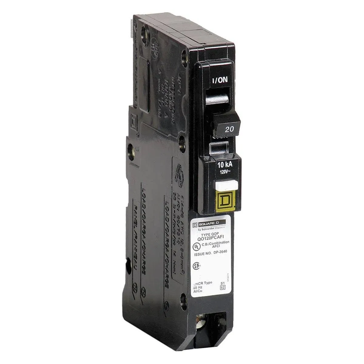 Square-D QO120PCAFI Single Pole Circuit Breaker