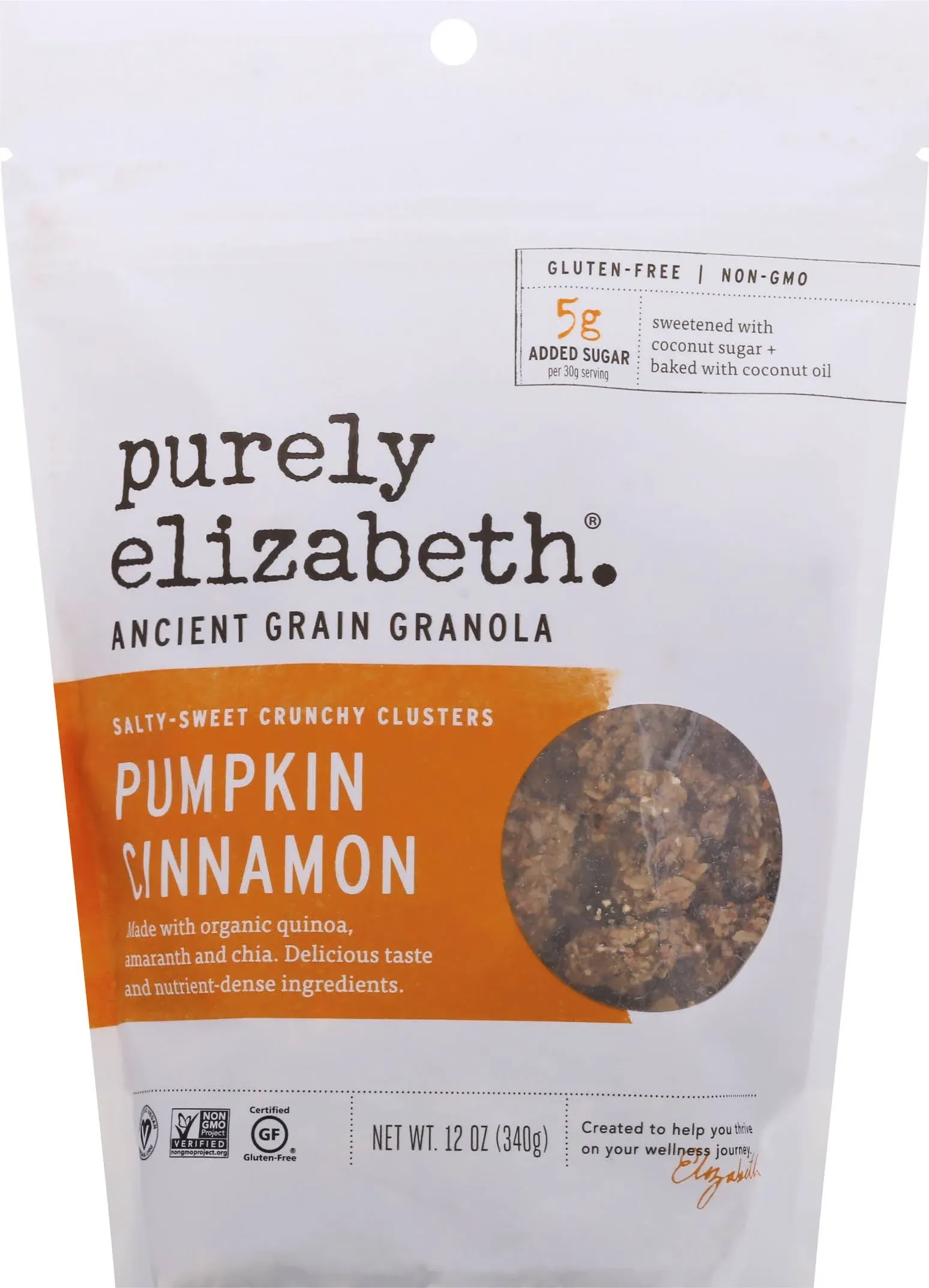 Purely Elizabeth Ancient Grain Granola Pumpkin Cinnamon