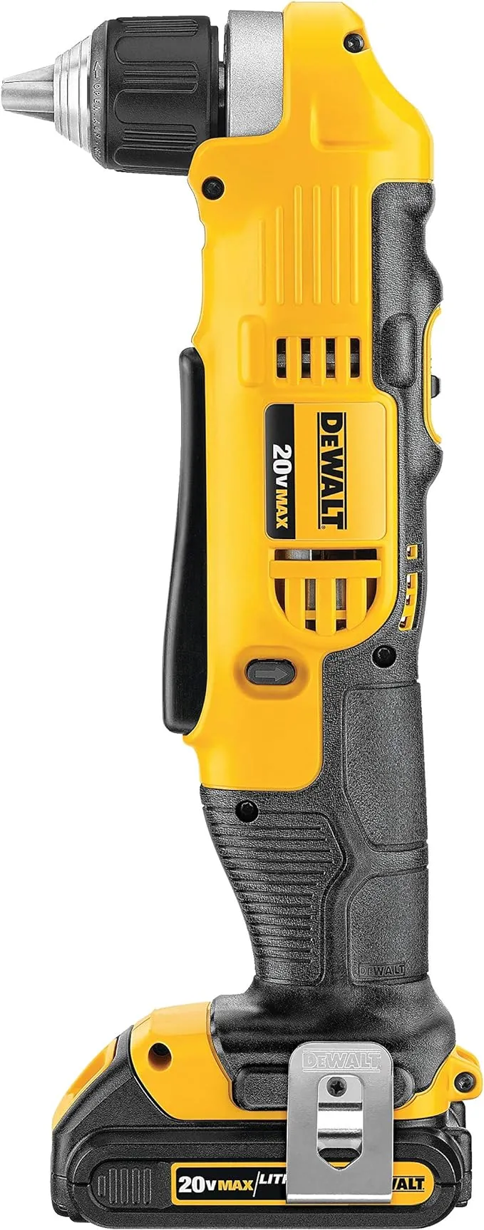 DEWALT 20V MAX Right Angle Cordless Drill/Driver Kit (DCD740C1)