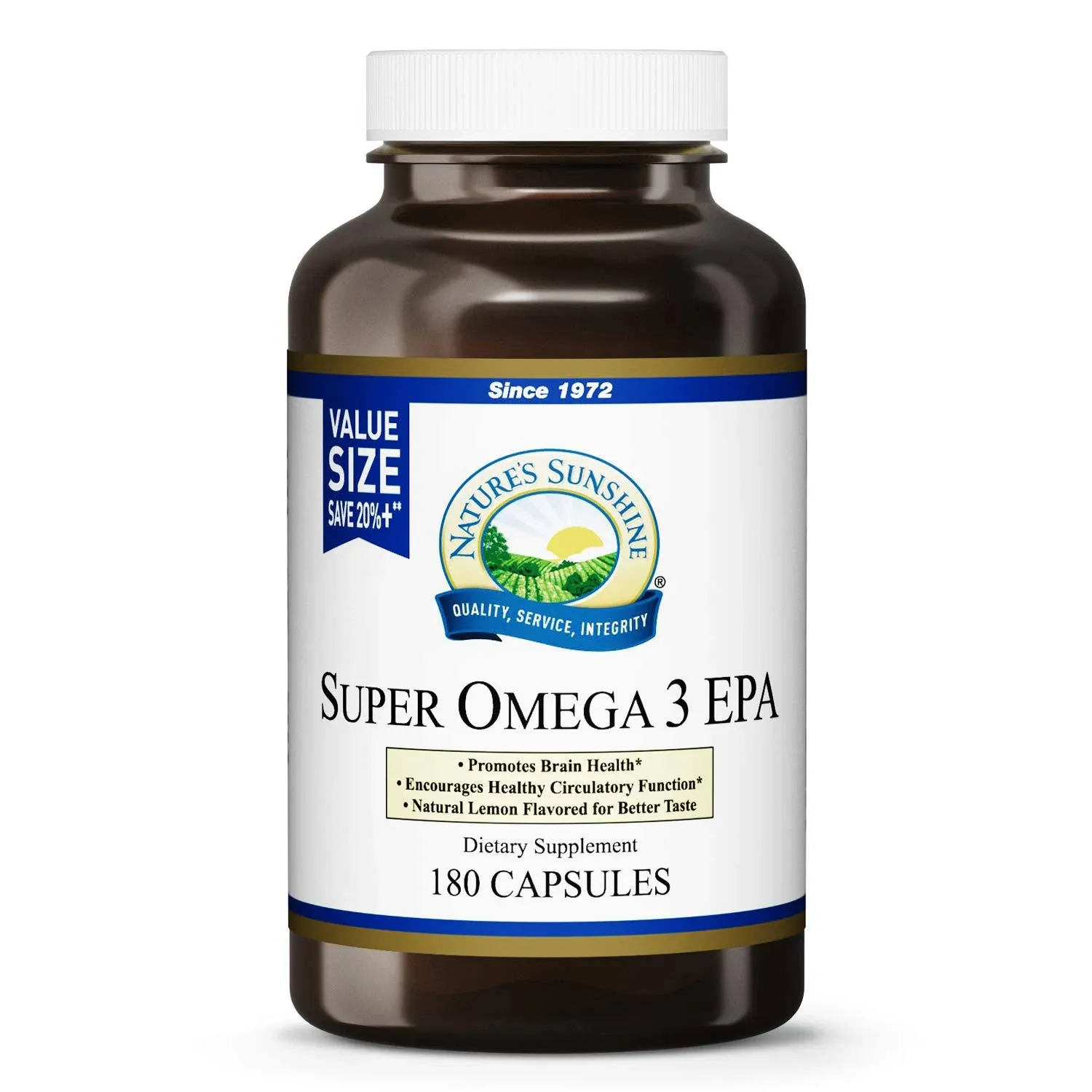 Nature's Sunshine Super Omega-3 EPA 180 Softgels