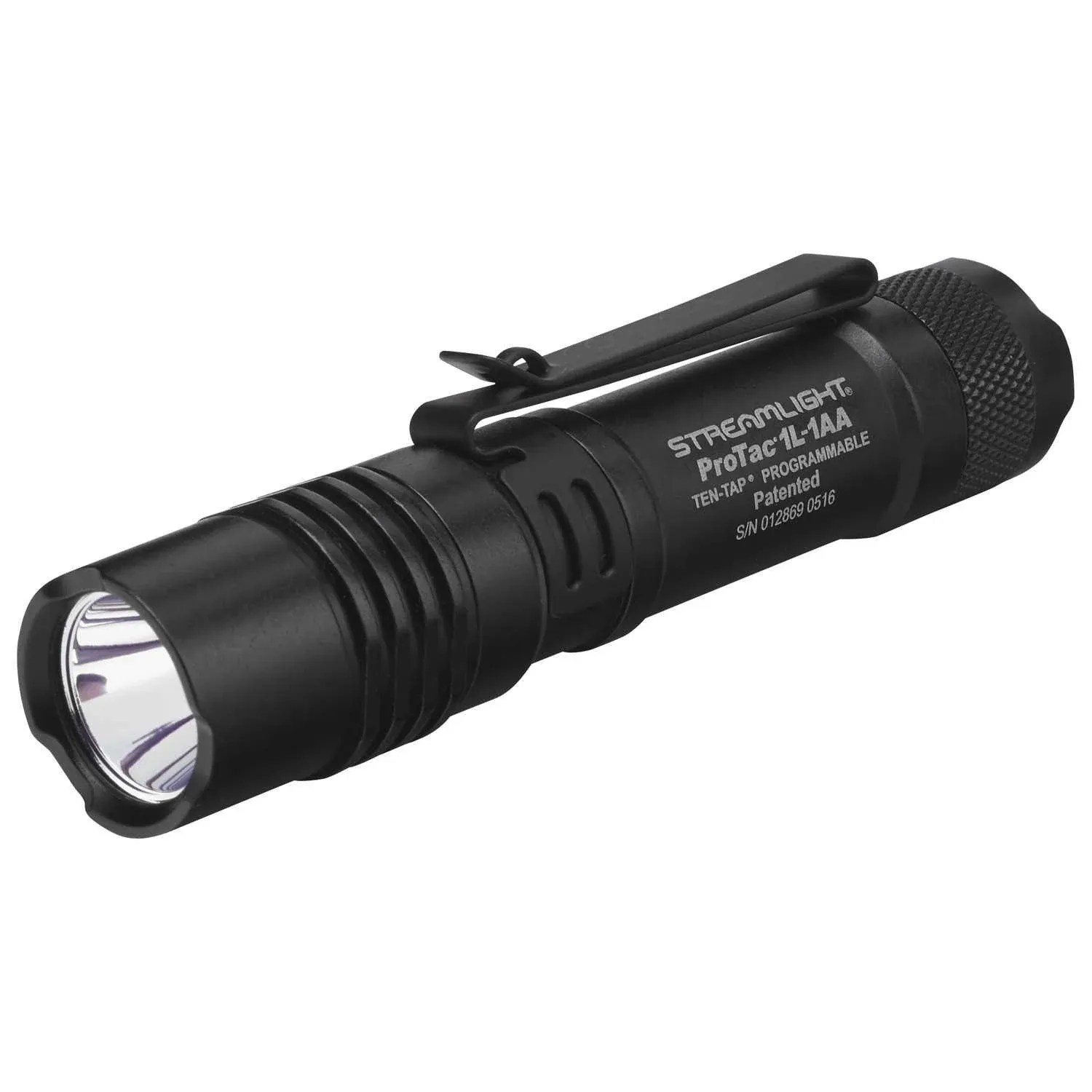 Streamlight ProTac 1L/1AA Dual Fuel Carry Light, 350 Lumens, Black