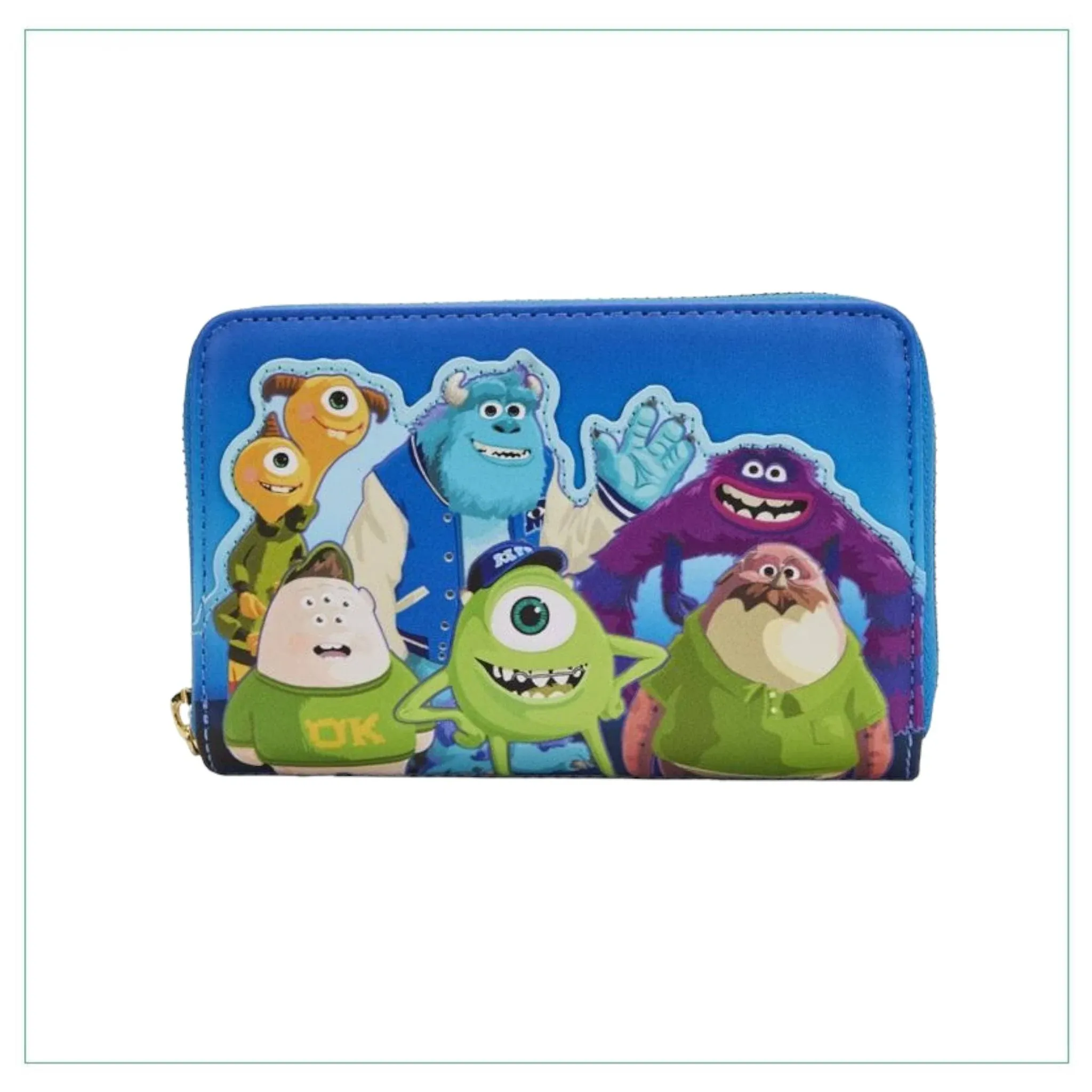 "Loungefly Monster's University Scare Games Zip Around Wallet"