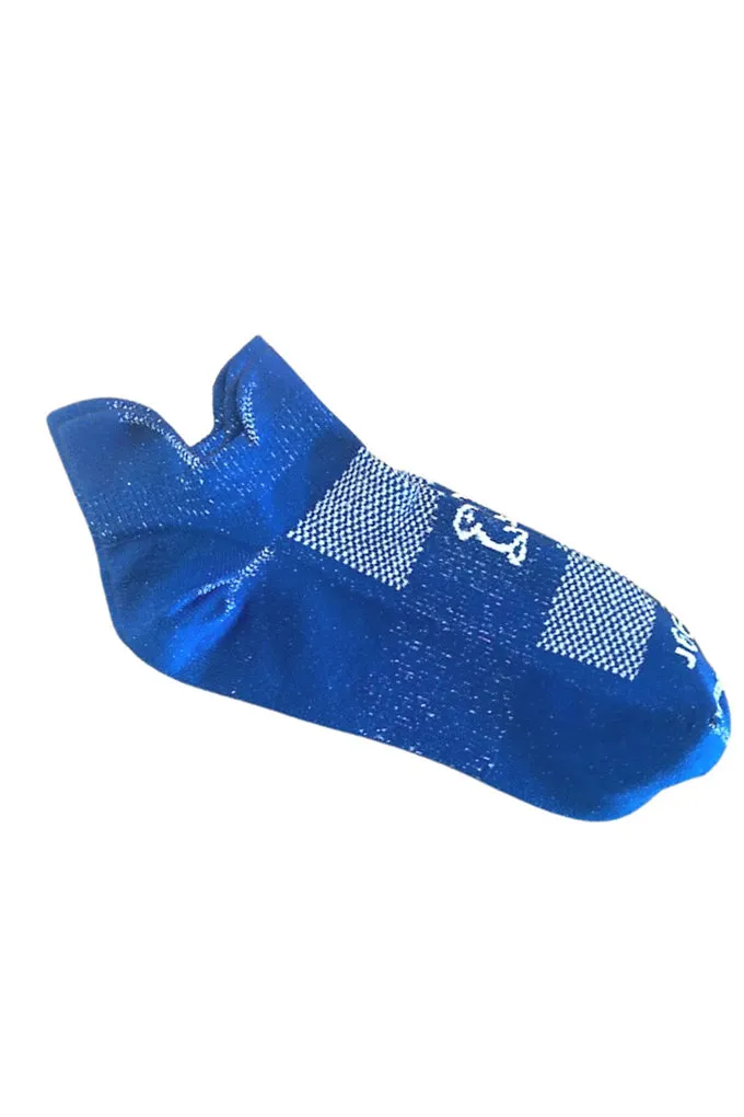 Swaggr Men's Elite Performance Ultra Light Ankle Socks - Lands' End - Blue