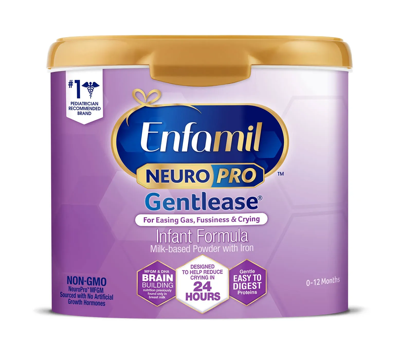 NeuroPro Gentlease Infant Formula Reusable Powder Tub