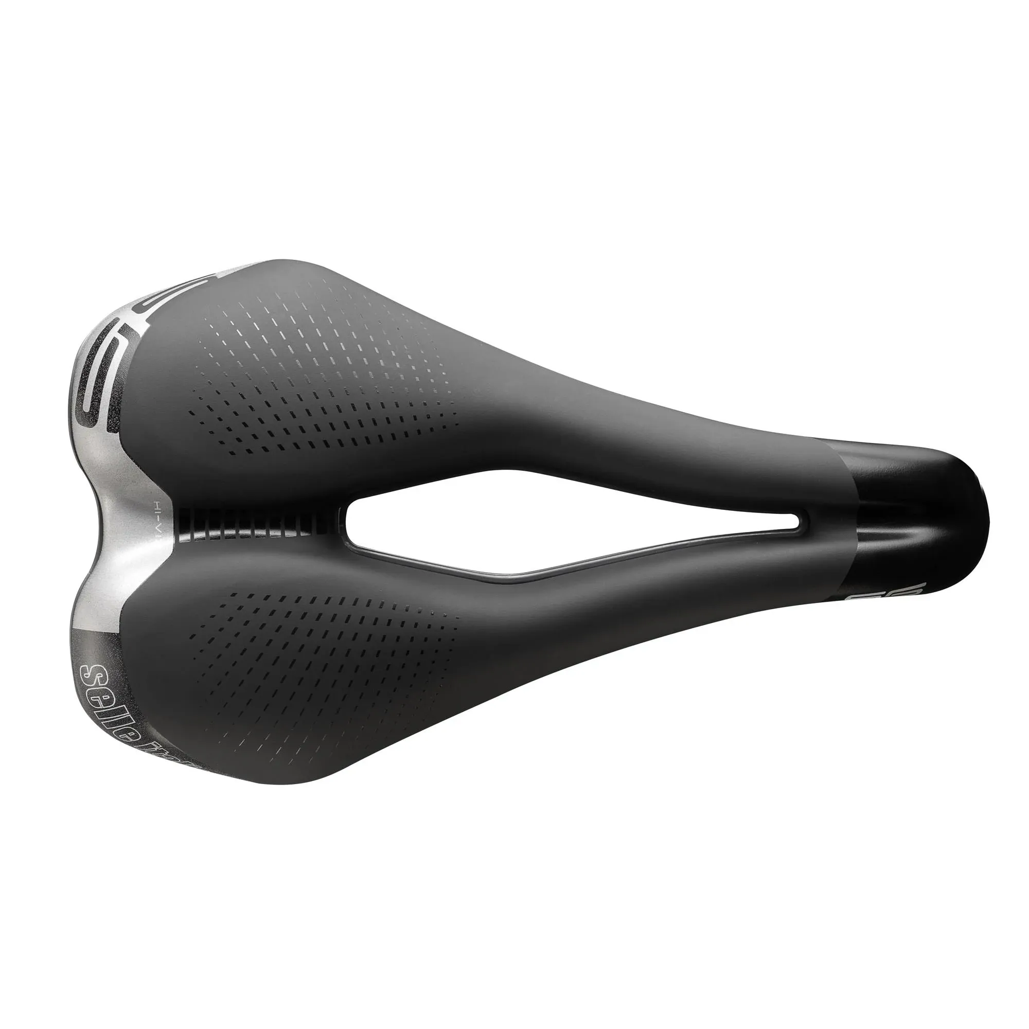 Selle Italia, S 5 Superflow, Saddle, 255 x 160mm, 325g, Black/Hi-Viz