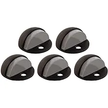 Dome Door Stop Wall Protectors with Rubber Stopper 5-Pack