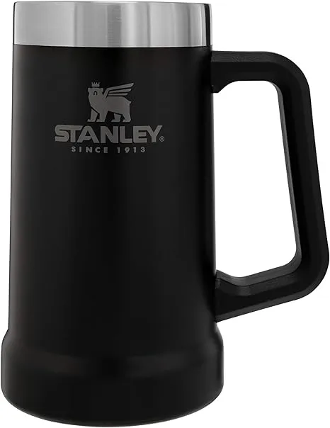 Stanley Adventure Big Grip Beer Stein 24oz Stainless Steel ShaleStanley Adventure Big Grip Beer Stein 24oz Stainless St…