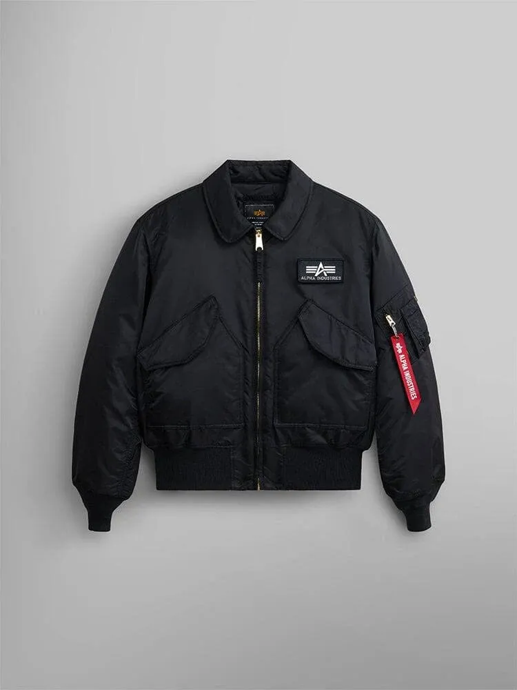 NWTs Alpha Industries CWU 45/P Black Bomber Flight Jacket USAF US Navy Pilots M