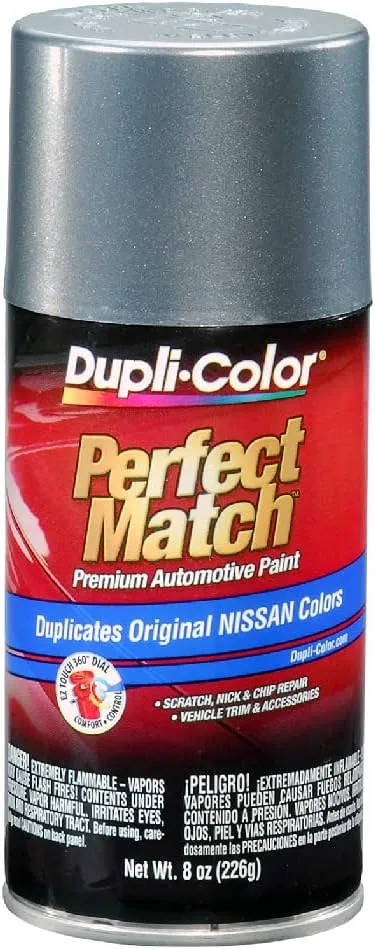 Dupli-Color BNS0604 Perfect Match Automotive Spray Paint - Nissan Precision Gray, W40 - 8 oz. Aerosol Can