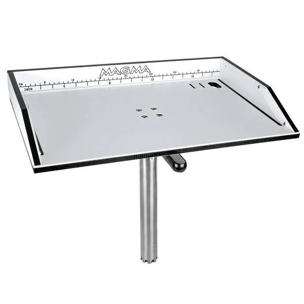 Magma Products, T10-312B Combination Bait / Filet Mate Table with Levelock Rod Holder Mount, 20 Inch x 12-3 / 4 Inch