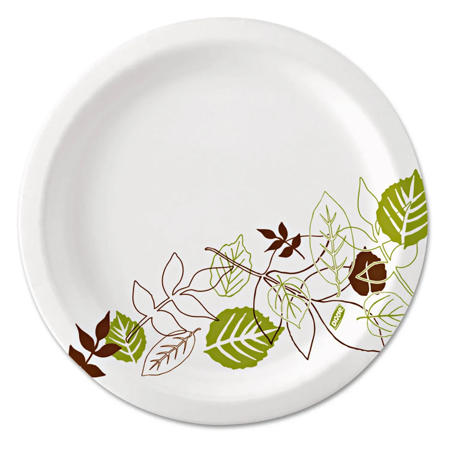 Dixie, DXEUX7WSCT, Pathways Everyday Paper Plates, 6.88" Diameter, 500 / Carton, White