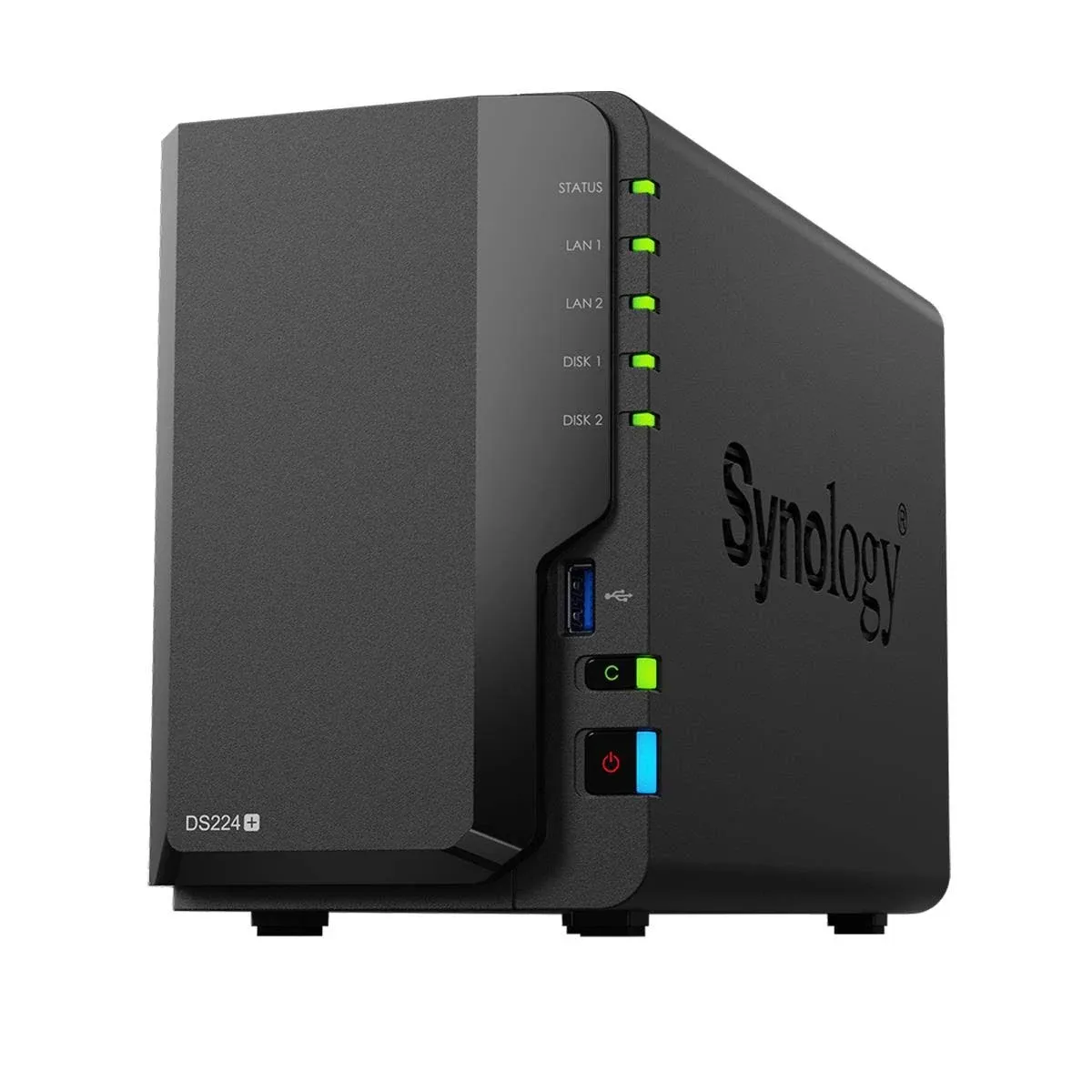 NAS Network Storage Synology Black Intel Celeron J4125 DS224+