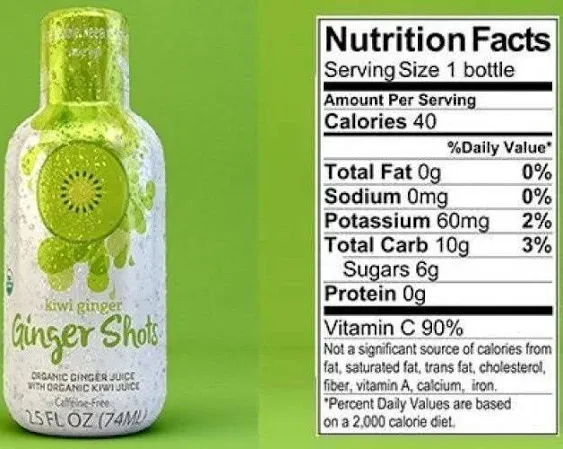 Tulua Ginger Shots - Organic Cold Pressed Ginger Juice Shots, Variety Pack, 36-Pack