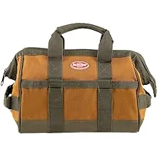 Bucket Boss GATEMOUTH 12 Brown Polyester 12-in Zippered Tool Bag | 60012