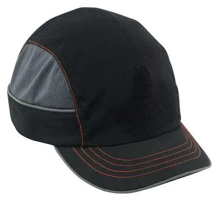 Bump Cap, Short Brim, Black