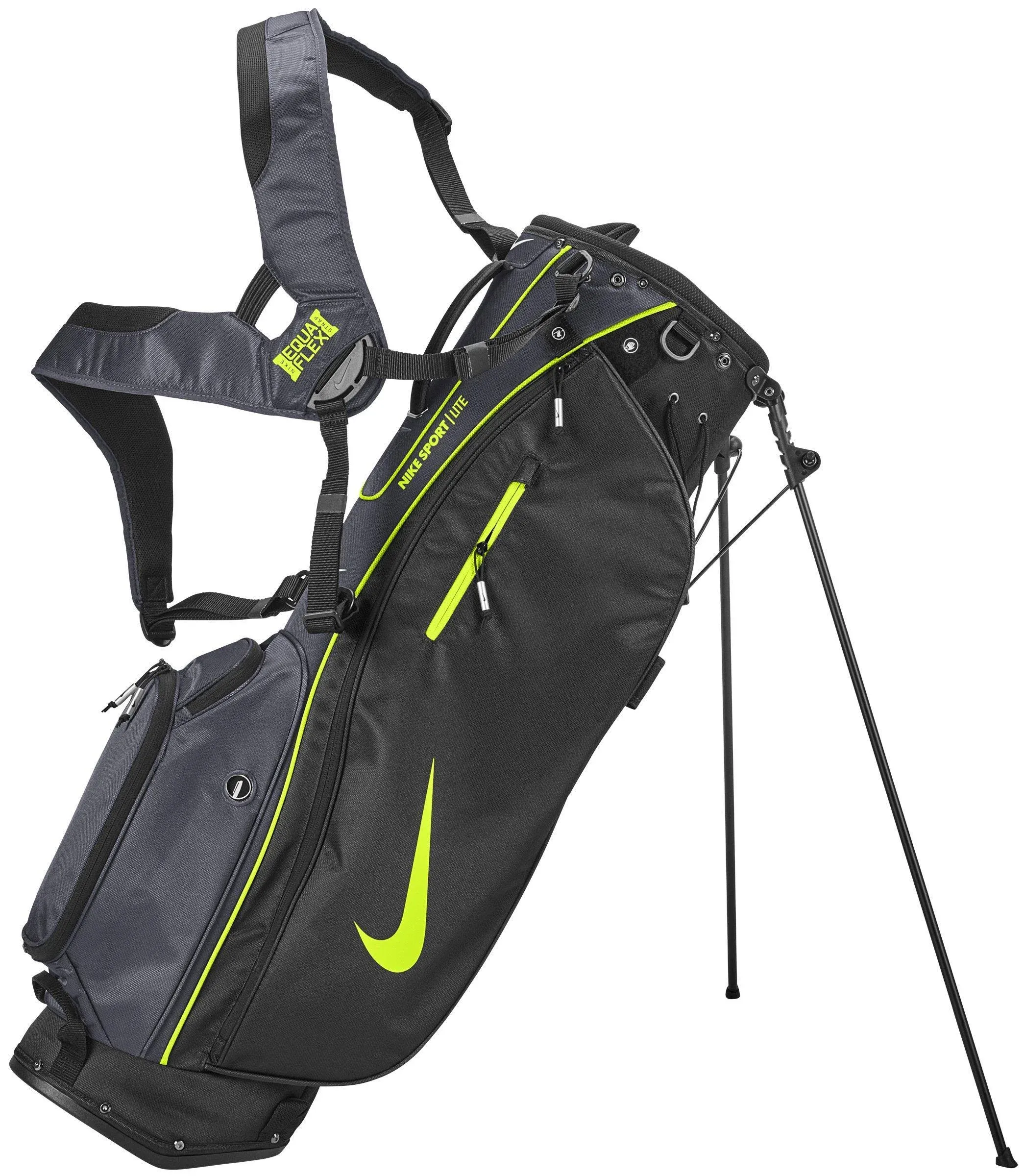 Nike Sport Lite Stand Bag Black/Anthracite/Volt