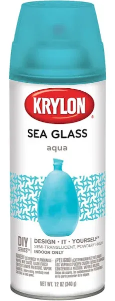 Krylon K09058007 Sea Glass Spray Paint, Cornflower, 12 Ounce