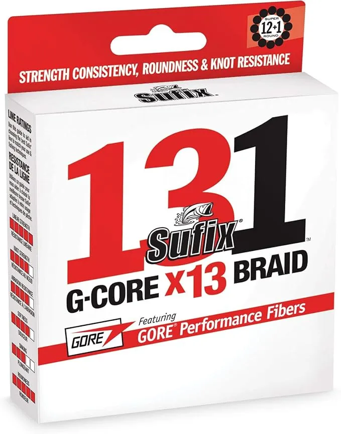 Sufix 631-050G 131 Braid Line, 50lb