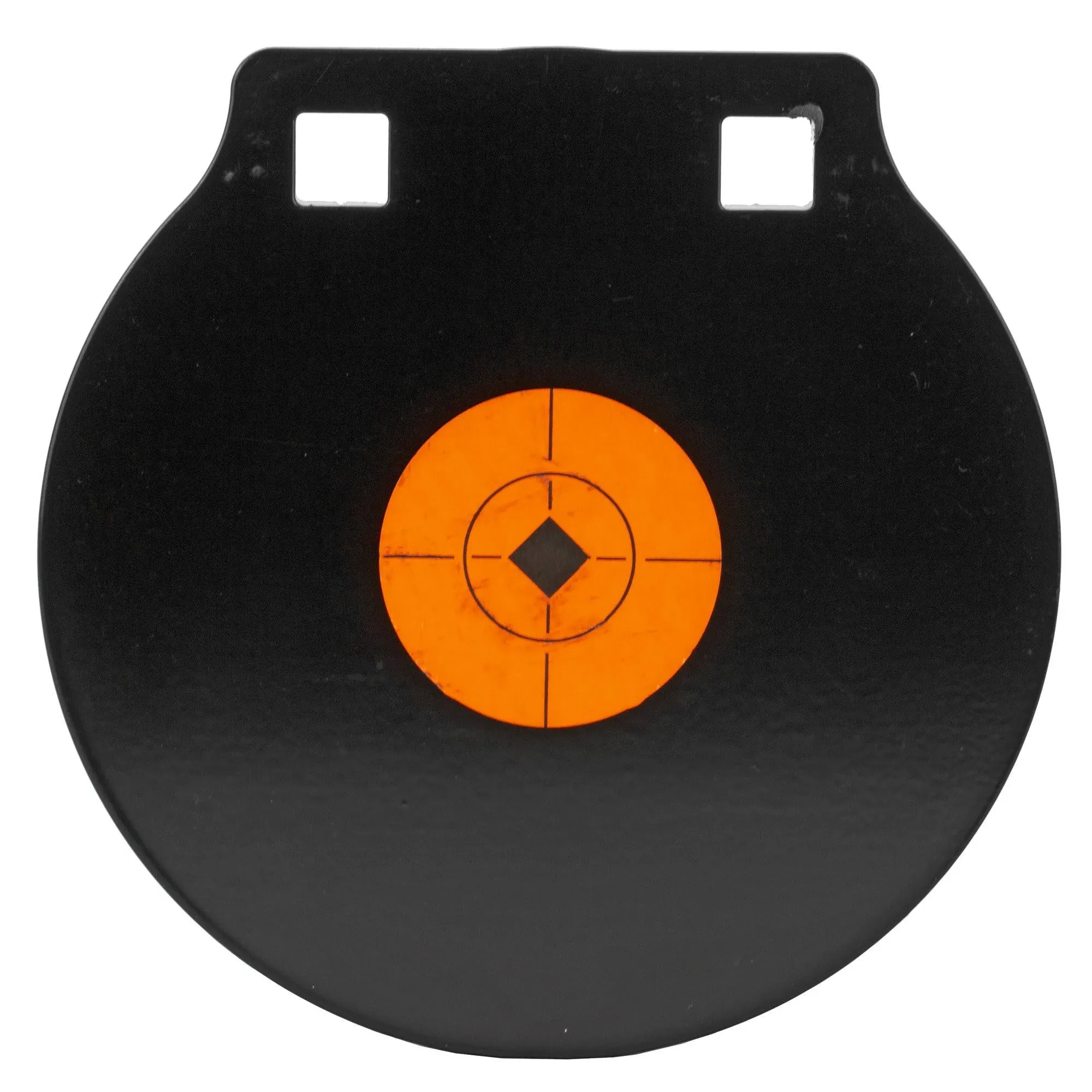 Birchwood Casey, Gong Two Hole 8" Target, 3/8", Ar500, Includes 3" Target Spot, Steel