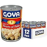 Goya Foods Salad Cut Hearts of Palm (Palmitos), 14-Ounce (Pack of 12)