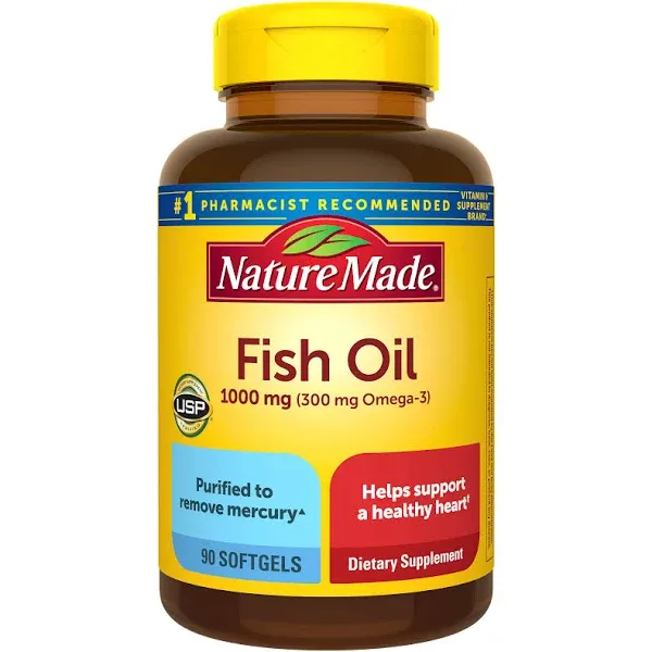 Nature Made Fish Oil 1000 mg Softgels