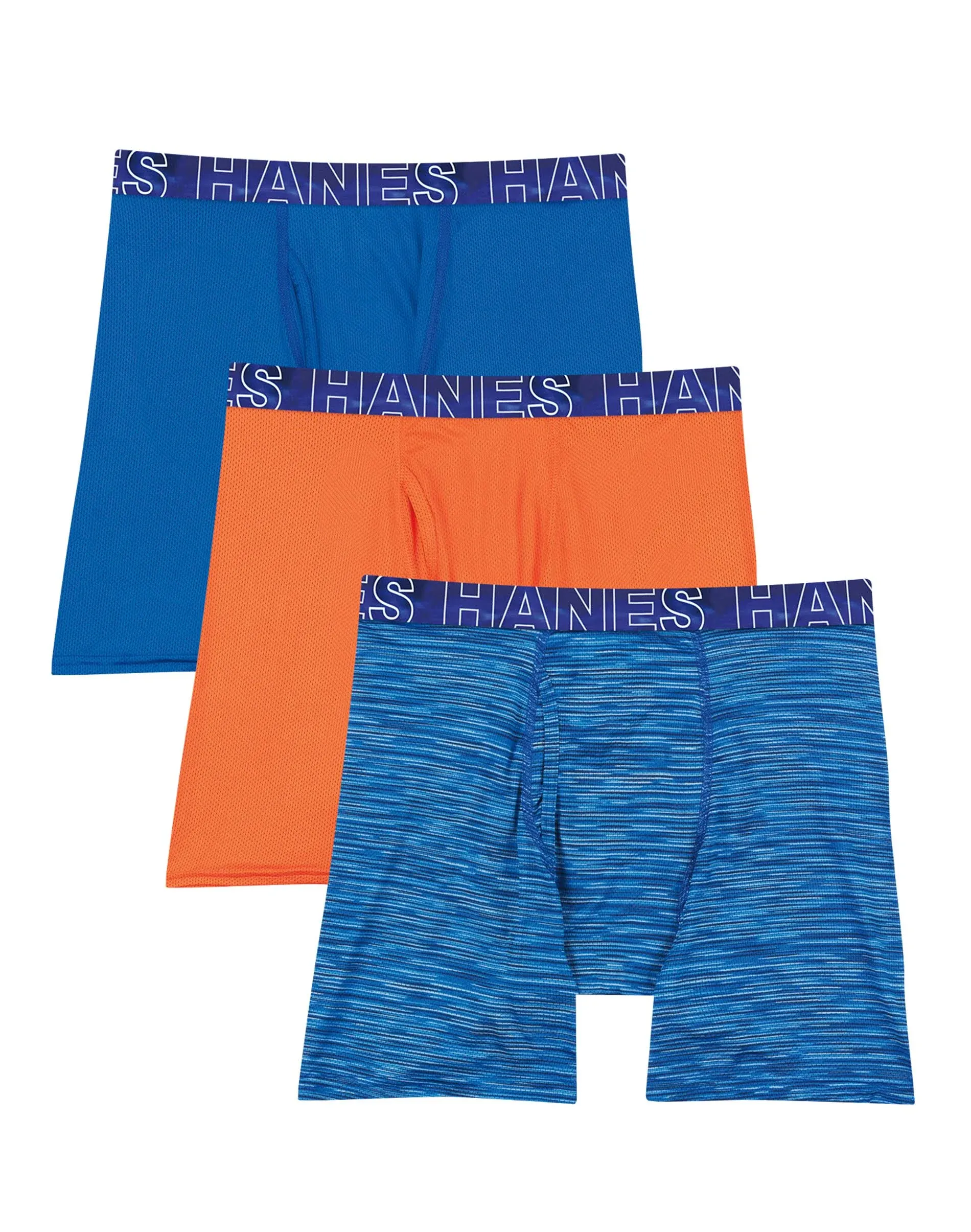 Hanes Men's X-Temp 4-Way Performance Stretch Mesh 3-Pack Boxer Brief