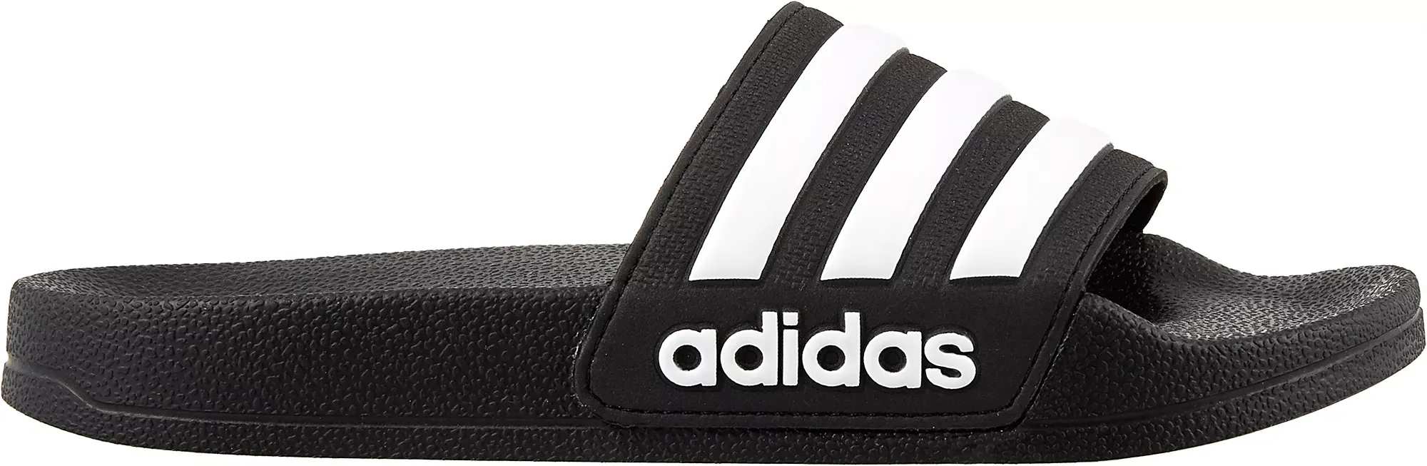 Adidas Adilette Kids' Slide Sandals, Boy's, Size: 6, Black White