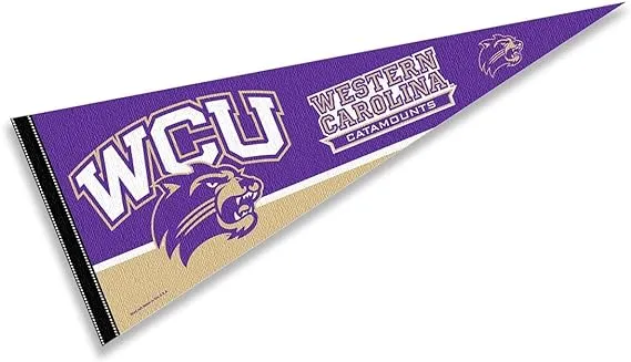 Western Carolina Catamounts 12x30 Felt Pennant