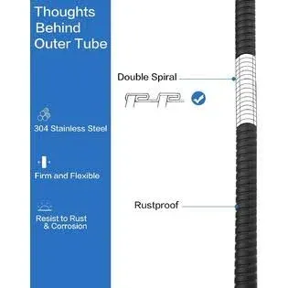 RUMOSE 118 Inches Shower Head Hose