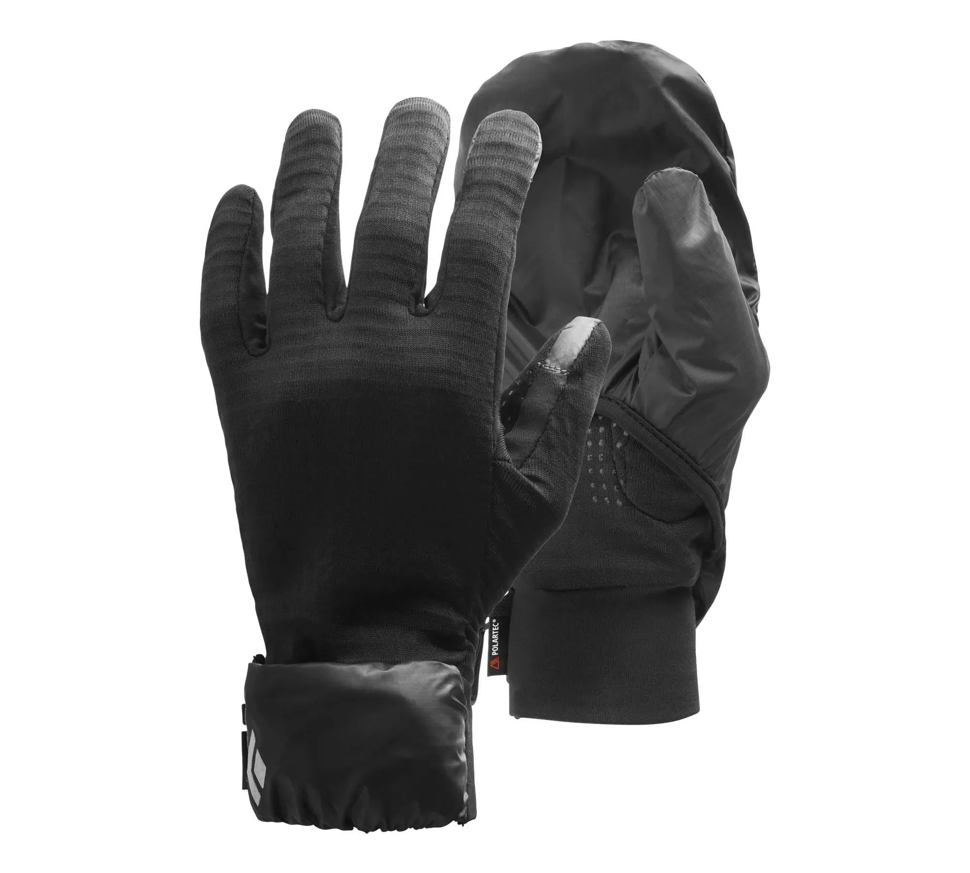 Black Diamond Wind Hood Gridtech Gloves Black XS