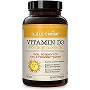 Naturewise Vitamin D3 1000iu Healthy Muscle Function and Immune Support