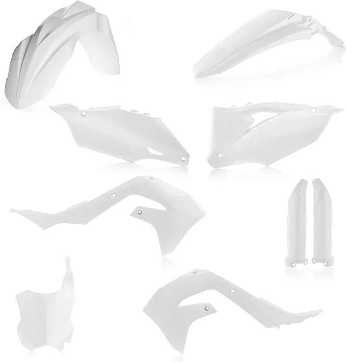 Acerbis Full Plastic Kits For Kawasaki - White (2736290002), One Size