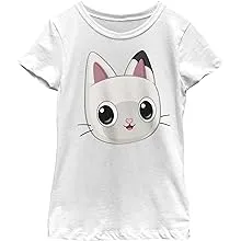 Girl's DreamWorks Gabby's Dollhouse Pandy Big Face T-Shirt