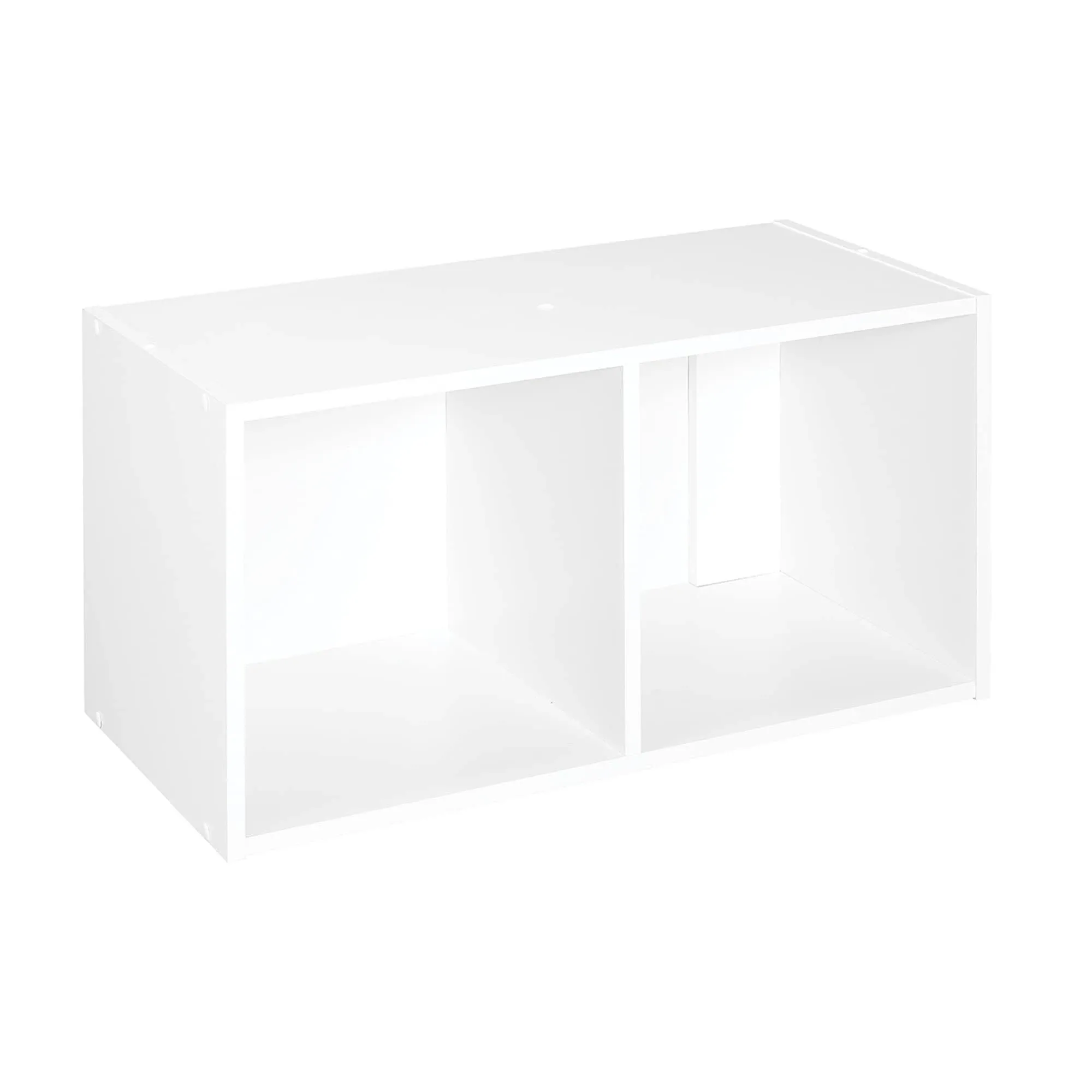 ClosetMaid Cubeicals White Stack & Hang 2-Cube Organizer