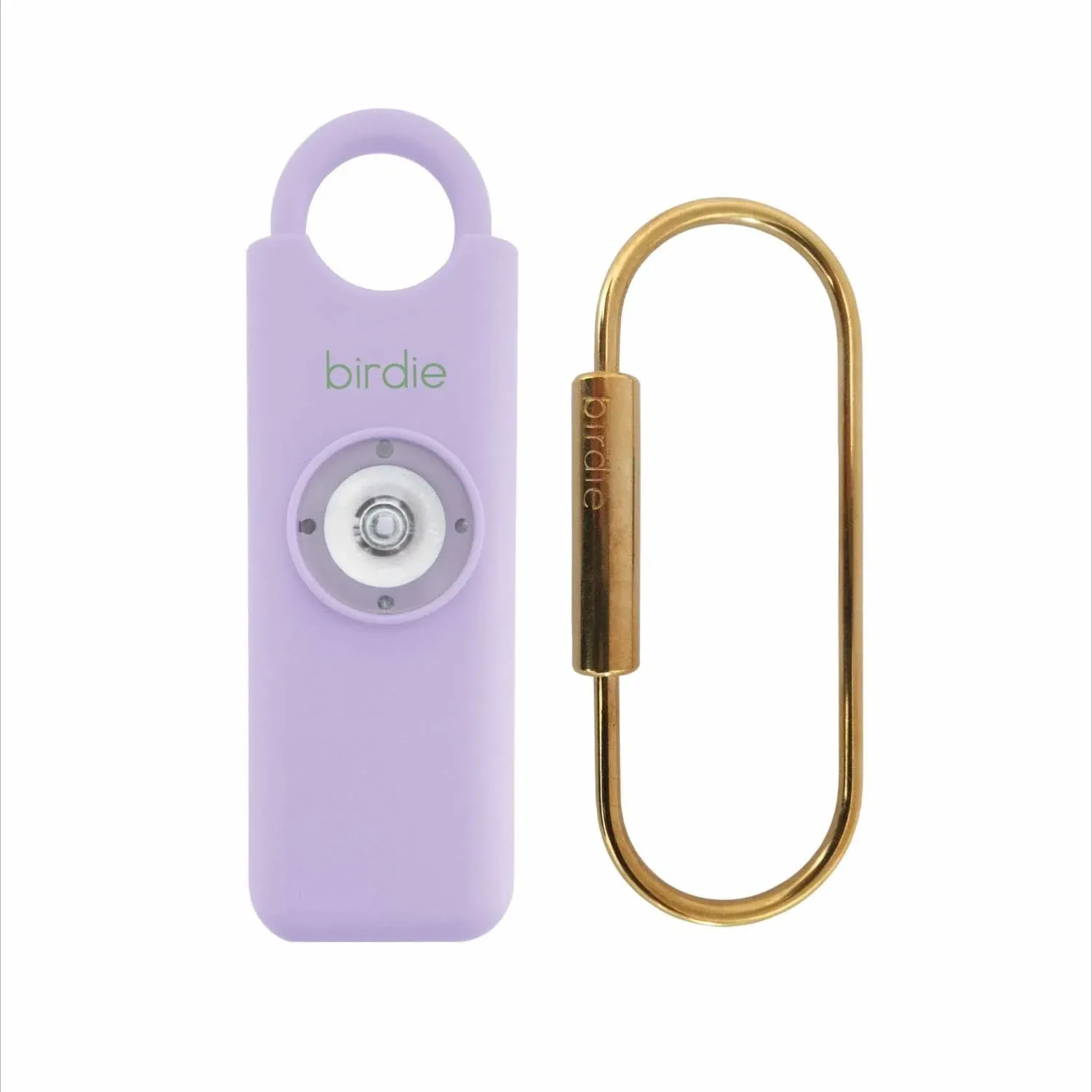 She’s Birdie–The Original Personal Safety Alarm for Women by Women–Loud Siren, Strobe Light and Key Chain in a Variety of Colors (Metallic Rose, 2 Pack)