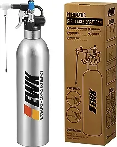 EWK Patented Aluminum Refillable Aerosol Spray Can, Pneumatic Sprayer for Lubrication and Anti-Rust