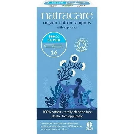 Natracare Organic Cotton Tampons Super