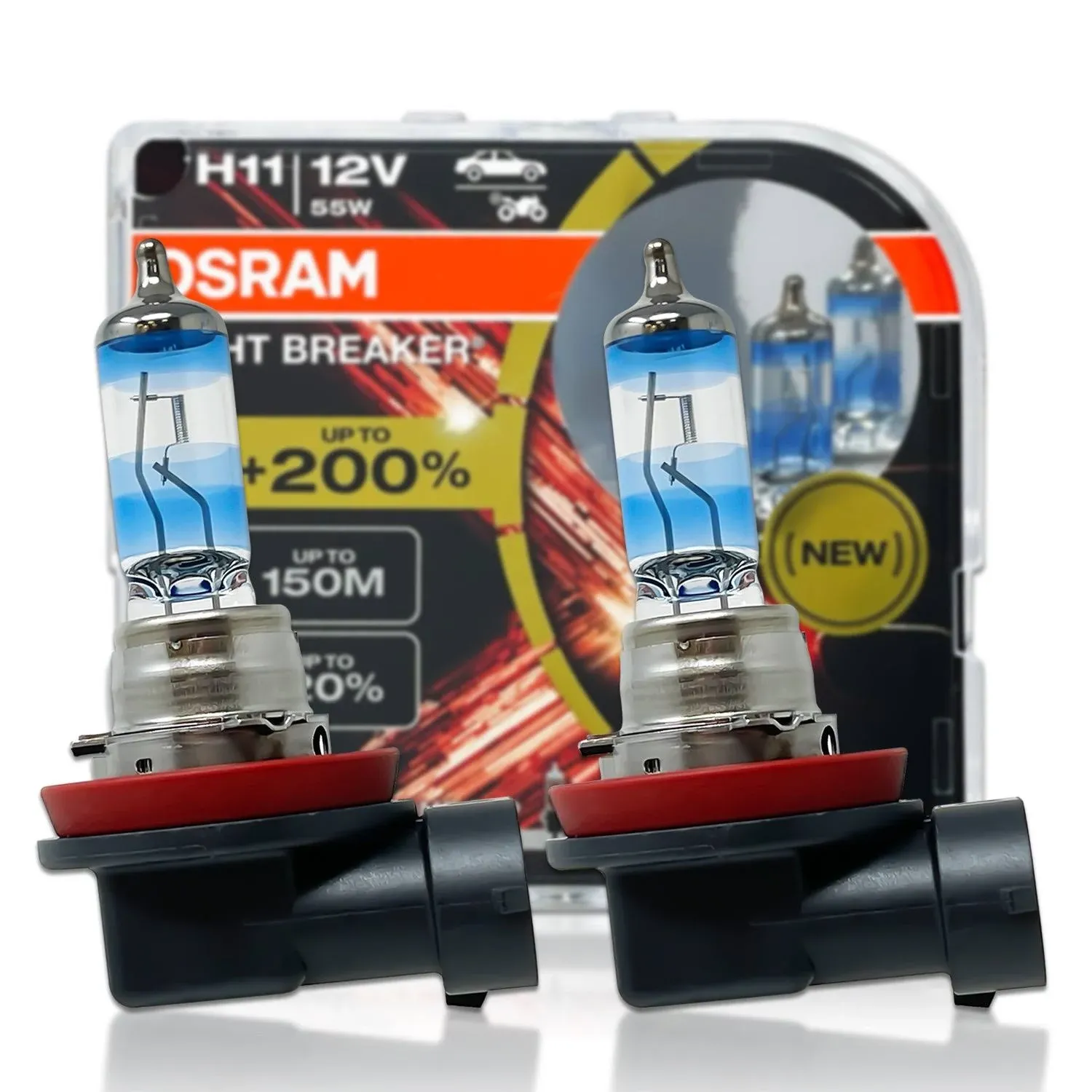 Osram 64211NB200 H11 Night Breaker 200